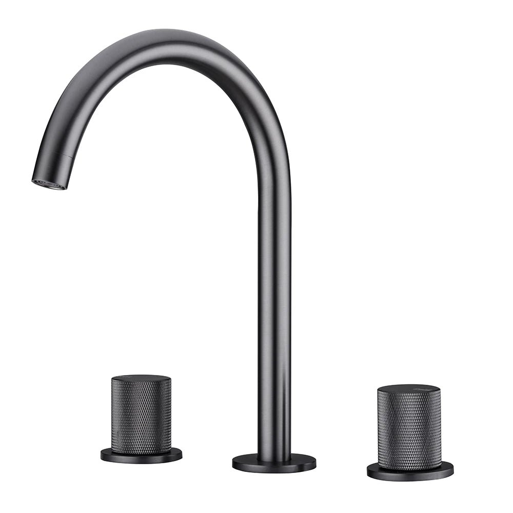 Robinet salle de bain 2 trous Argent