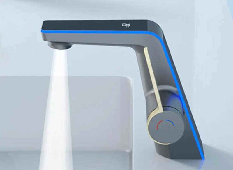 Robinet salle de bain avec led