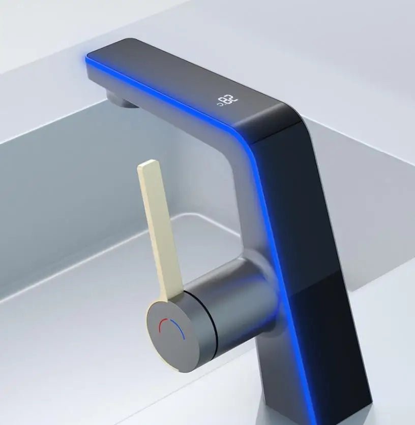 Robinet salle de bain avec led