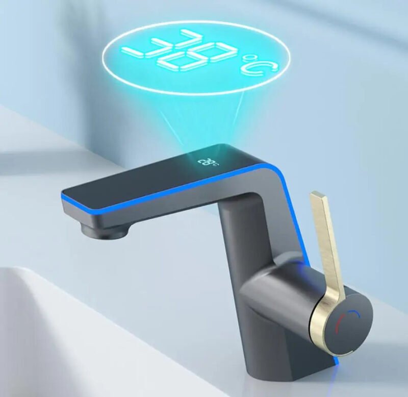 Robinet salle de bain avec led