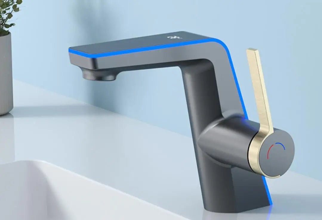 Robinet salle de bain avec led
