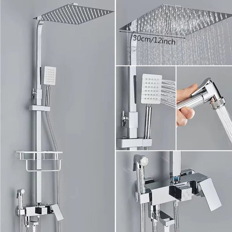 Robinet salle de bain chrome Chrome