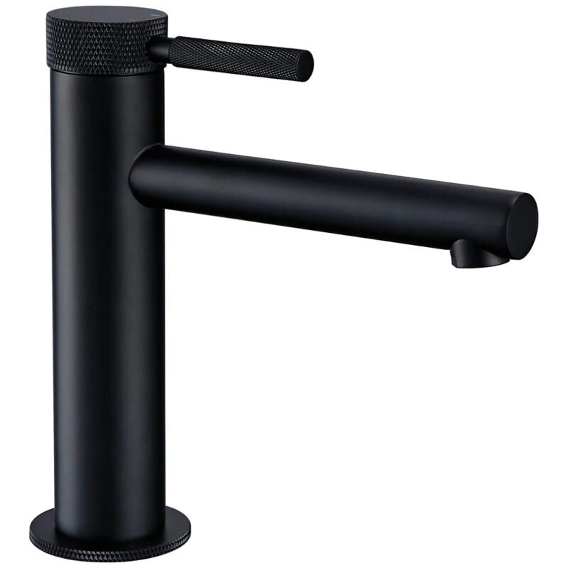 Robinet salle de bain couleur laiton Noir