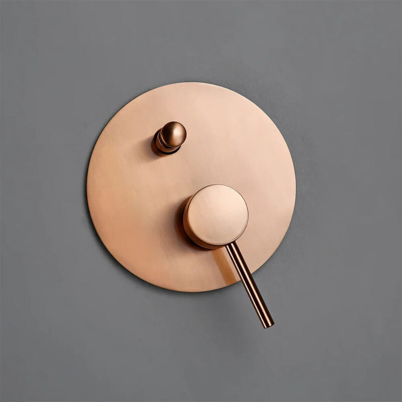 Robinet salle de bain cuivre rose