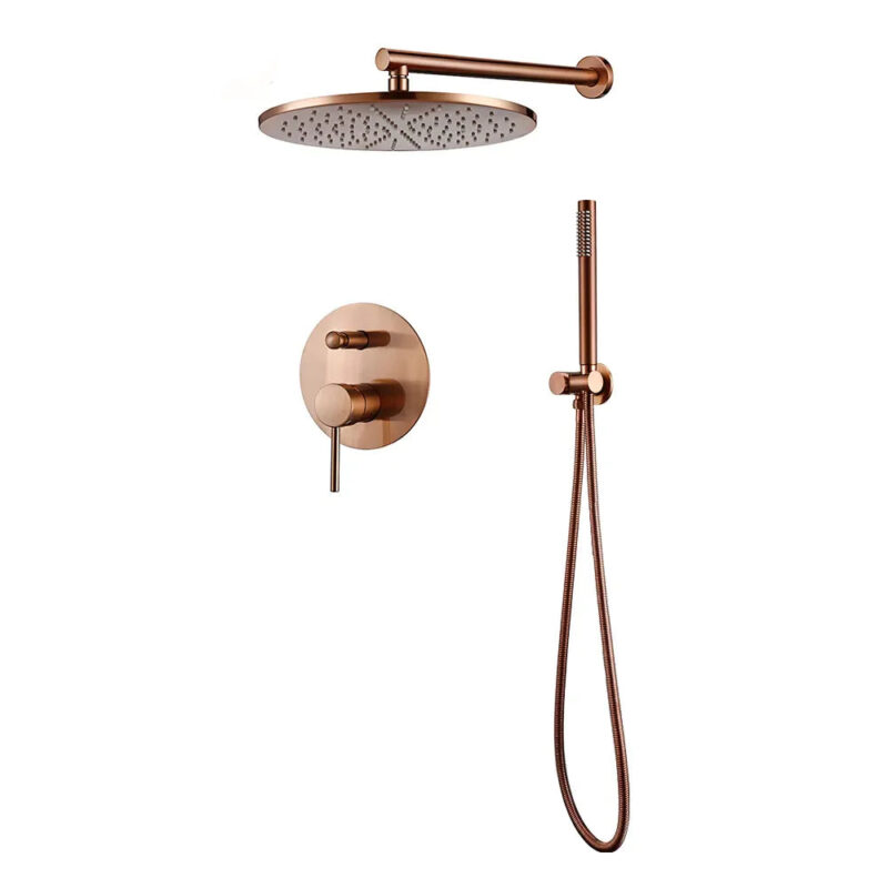 Robinet salle de bain cuivre rose