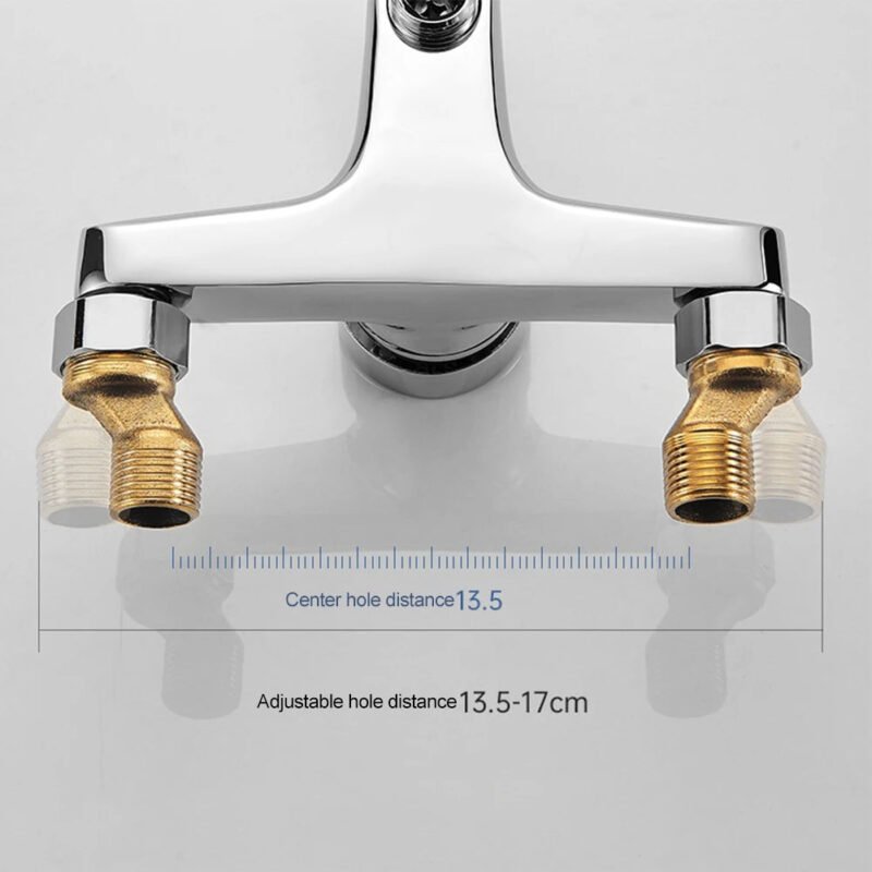 Robinet salle de bain dans le mur