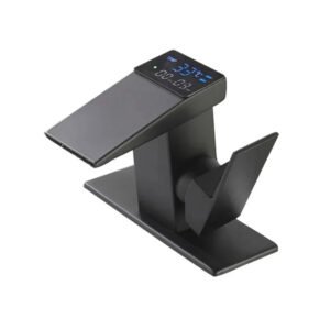 Robinet thermostatique mitigeur Noir - Avec plaque